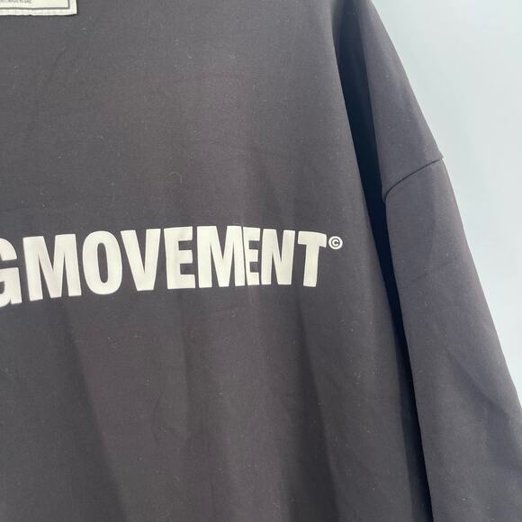 THE GIVING MOVEMENT T-Shirt Mens Size 2XL/3XL Black Sustainable Stretch Casual - Picture 10 of 11